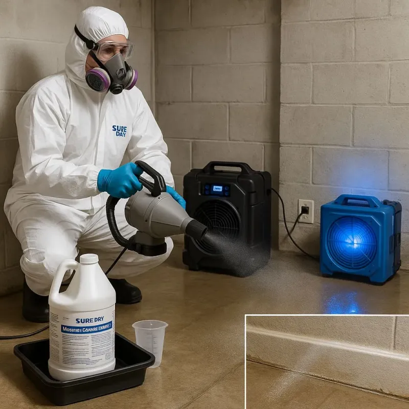 Sanitization and Odor Removal process in Griffith, IN